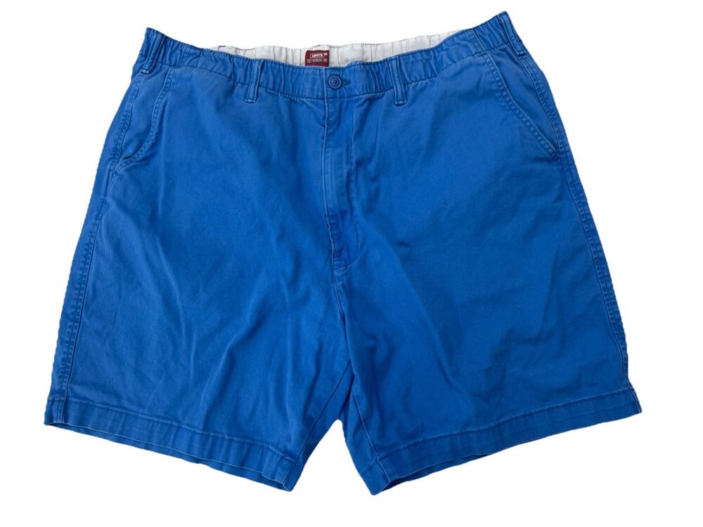 Levi’s XX CHINO EZ Drawstring Stretch Shorts Mens Sz 40 Blue 8” Inseam Casual